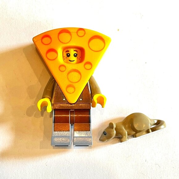Lego Cheese Maker Costume Minifigure w/ Mouse BAM Q1 2025 NEW - Picture 1 of 6